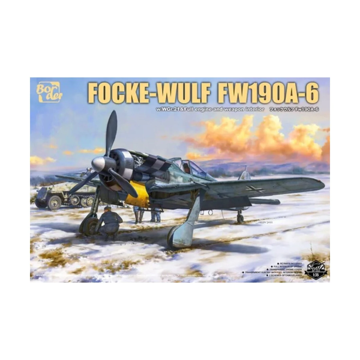 Focke-Wulf FW190A-6 w/WGr.21 & Full Engine and Weapon Interior, 1/3...
