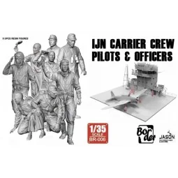 IJN Carrier Crew Pilots & Officers, 1/35 - Border Model BR-006