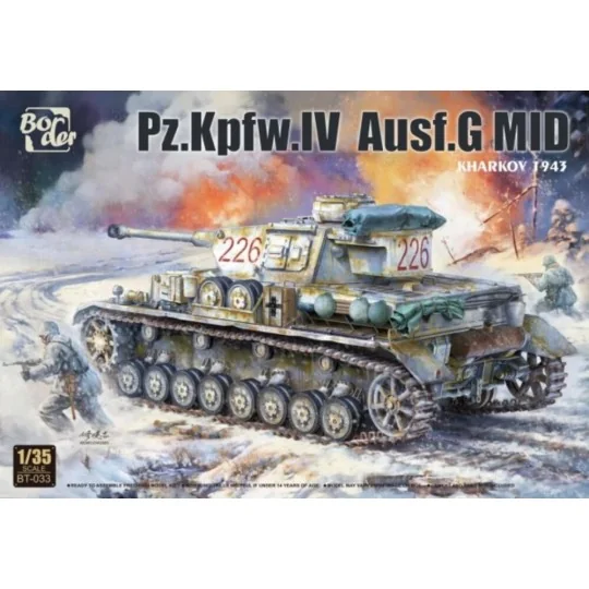 Pz.Kpfw.IV Ausf. G MID Kharkov 1943, 1/35 - Border Model BT-033