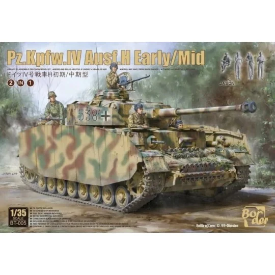 Pz.Kpfw.IV Ausf.H Early/Mid 2 in 1, 1/35 - Border Model BT-005