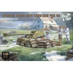 German 75 mm Anti-Tank Gun PaK 40, 1/35 - Border Model BT-051