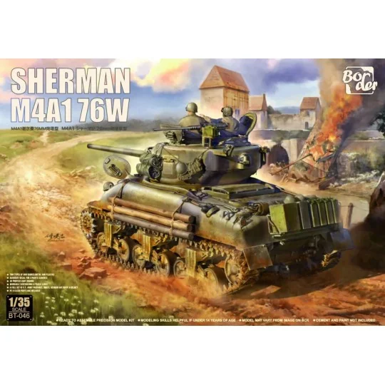 Sherman M4A1 76W, 1/35 - Border Model BT-046