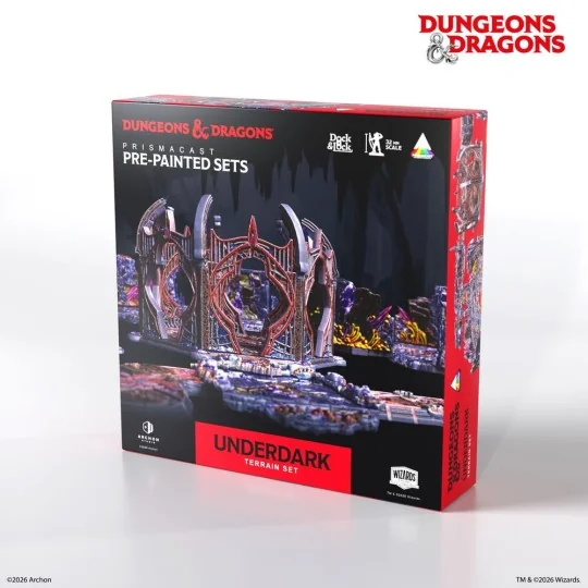 [NO_DESC] Dungeons & Dragons Underdark Pre-Painted Terrain Set - Ar...