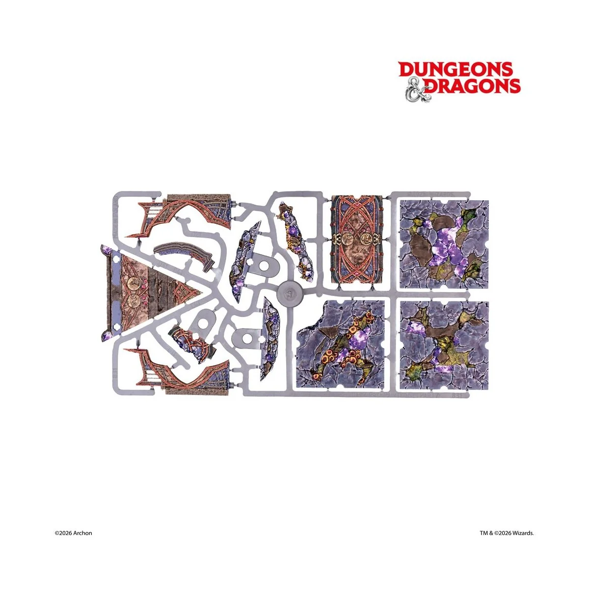 Dungeons & Dragons Underdark Pre-Painted Terrain Set - Archon Studi...
