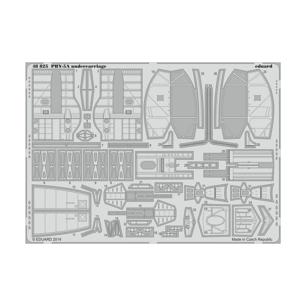 PBY-5A undercarriage for Revell, 1/48 - Eduard Accessories 48825
