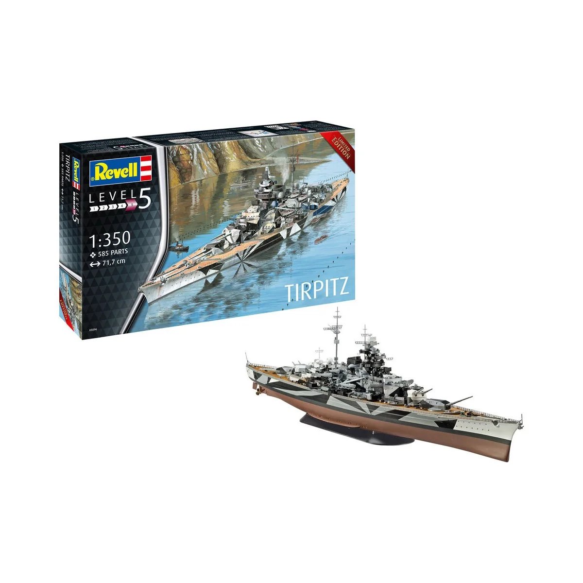 German Battleship Tirpitz, 1/350 - Revell 5096