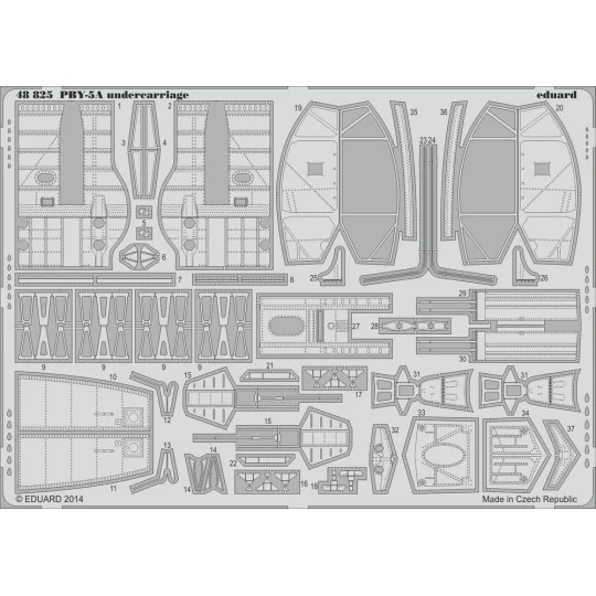 PBY-5A undercarriage for Revell, 1/48 - Eduard Accessories 48825