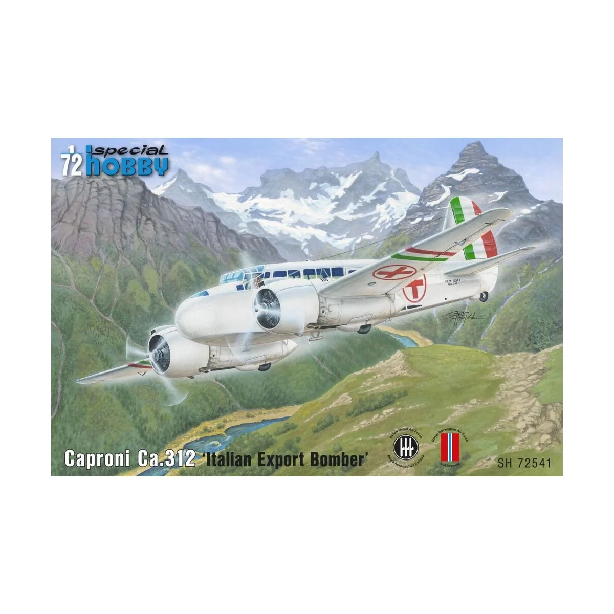Caproni Ca.312 'Italian Export Bomber', 1/72 - Special Hobby 100-SH...