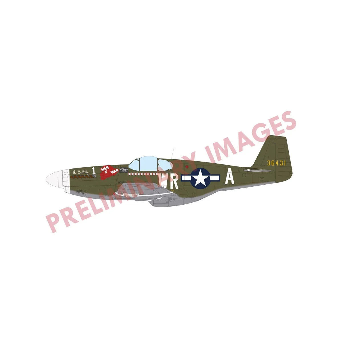 P-51B MALCOLM HOOD, 1/48 - Eduard Plastic Kits 84214