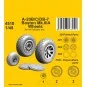 A-20B/C/DB-7 Boston Mk.III Wheels for HK Models, 1/48 - CMK 129-4518