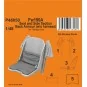 Fw190A Seat and Side Section Back Armour (w/o harness) for Tamiya, ...