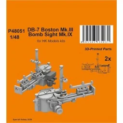 DB-7 Boston Mk.III Bomb Sight Mk.IX for HK Models, 1/48 - CMK 129-P... 2
