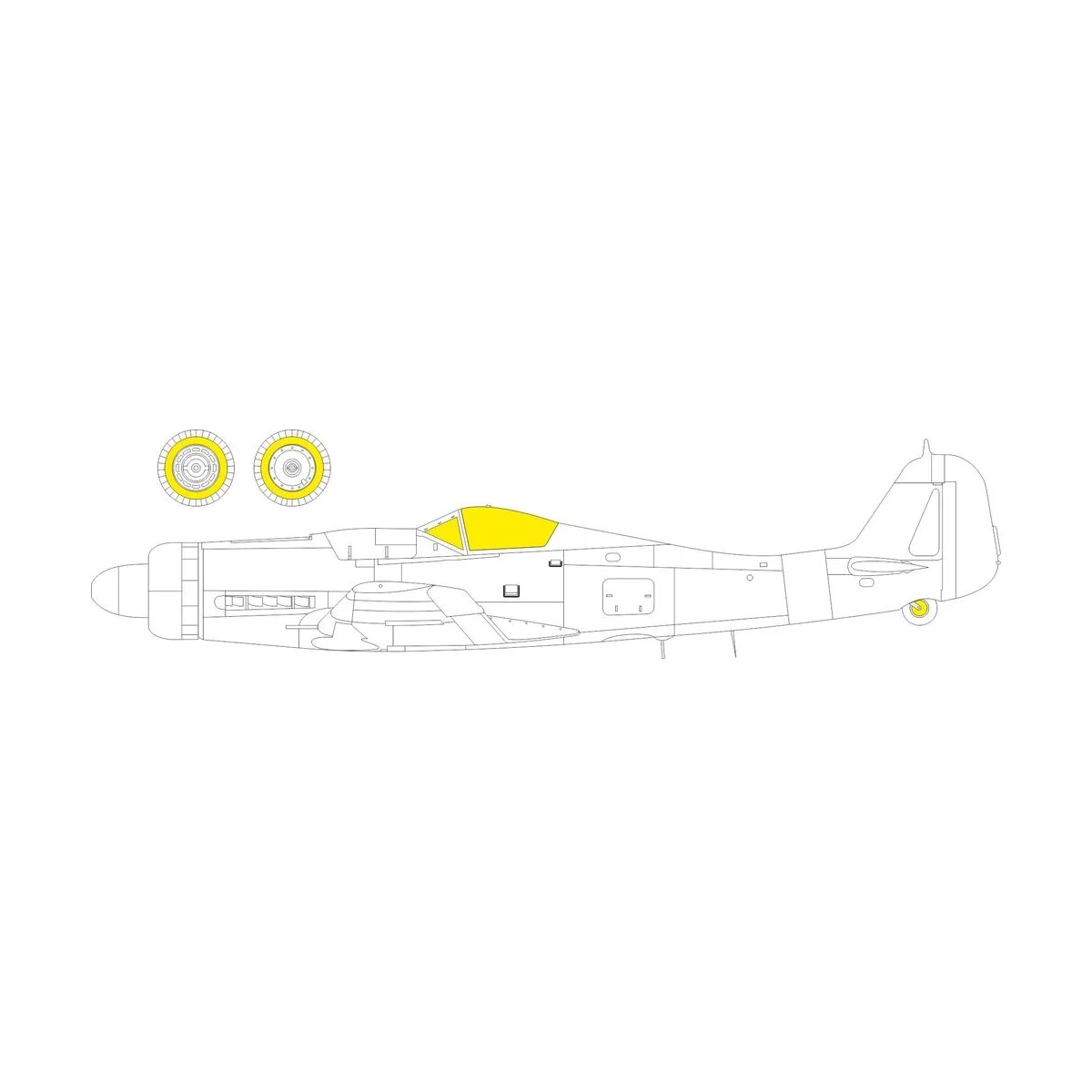 Fw 190D-9 for Miniart, 1/48 - Eduard Accessories EX1177