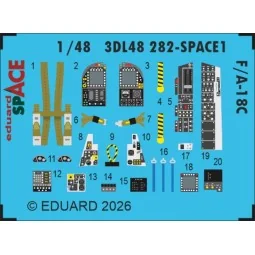 F/A-18C SPACE 1/48 for Eduard / Kinetic, 1/48 - Eduard Accessories ... 2