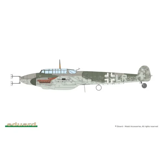 Bf 110F, 1/72 - Eduard Plastic Kits 7084