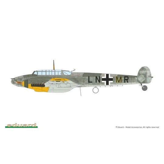 Bf 110F, 1/72 - Eduard Plastic Kits 7084