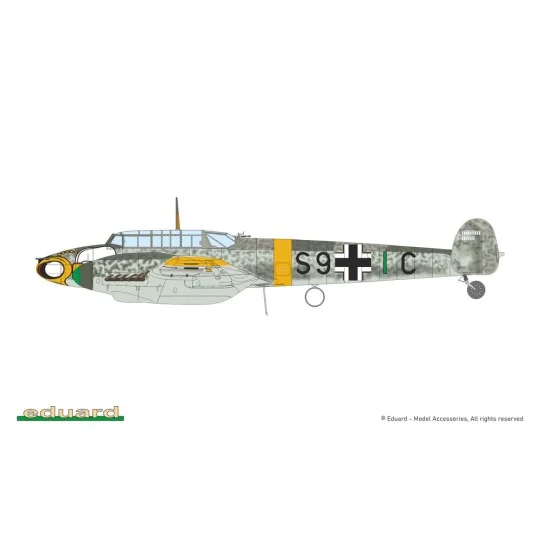 Bf 110F, 1/72 - Eduard Plastic Kits 7084
