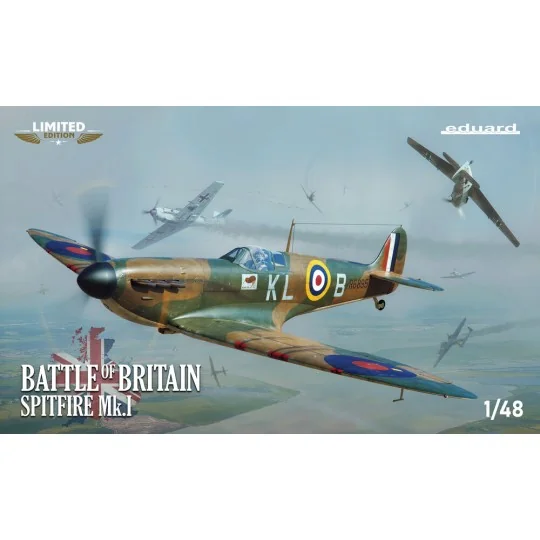 BATTLE of BRITAIN SPITFIRE Mk.I, 1/48 - Eduard Plastic Kits 11197