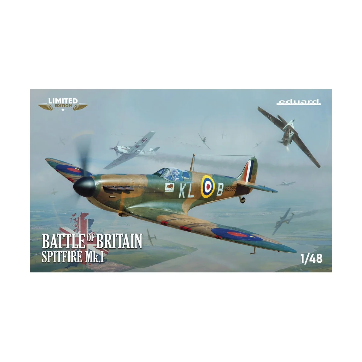 BATTLE of BRITAIN SPITFIRE Mk.I, 1/48 - Eduard Plastic Kits 11197