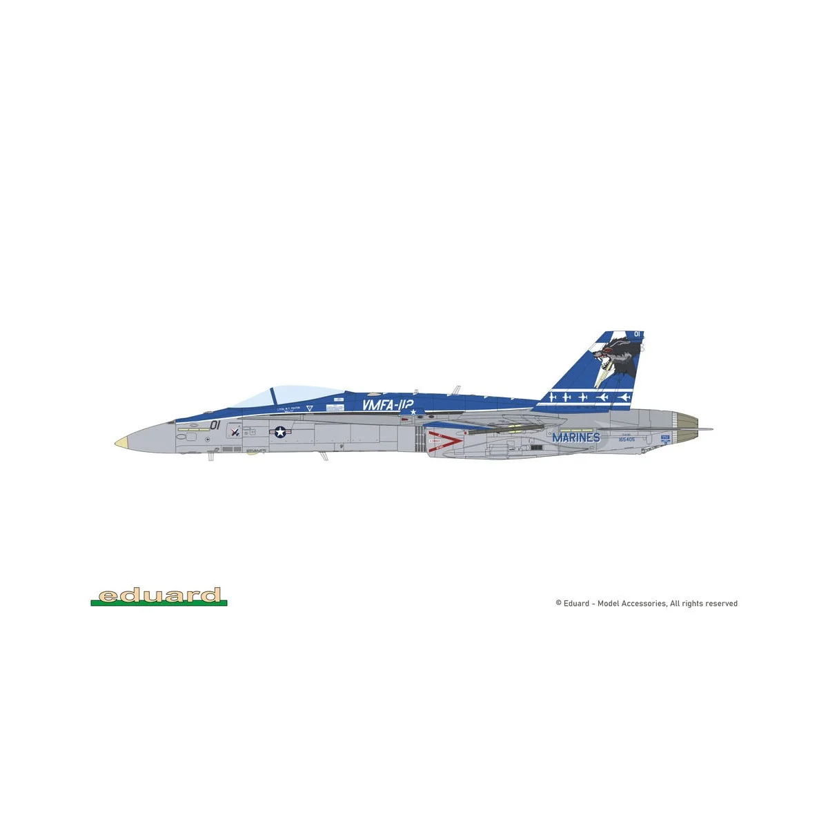 HORNET LEGACY, 1/48 - Eduard Plastic Kits 11195