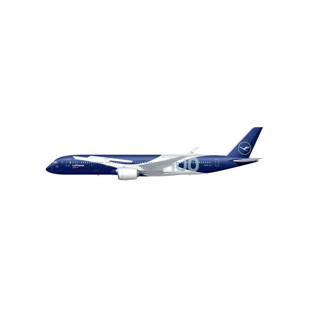 Geschenkset A350-900 - Lufthansa 100years, 1/144 - Revell 05612
