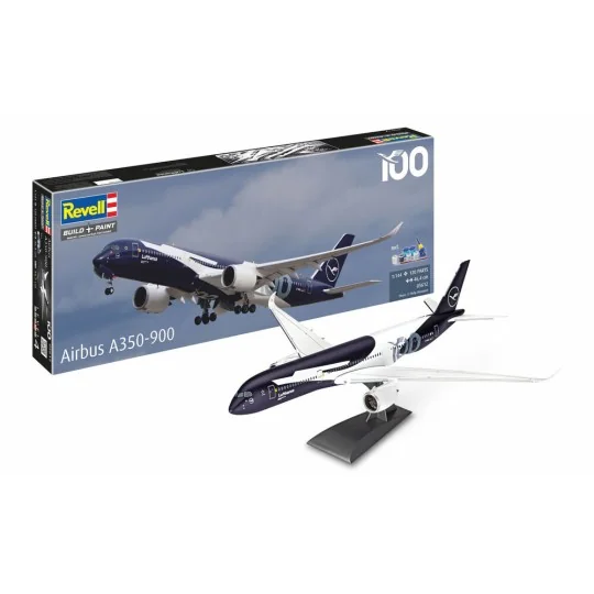 Geschenkset A350-900 - Lufthansa 100years, 1/144 - Revell 05612