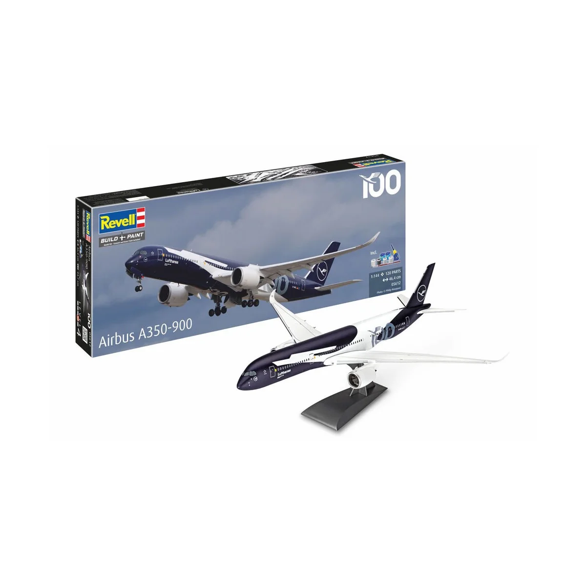 Geschenkset A350-900 - Lufthansa 100years, 1/144 - Revell 05612