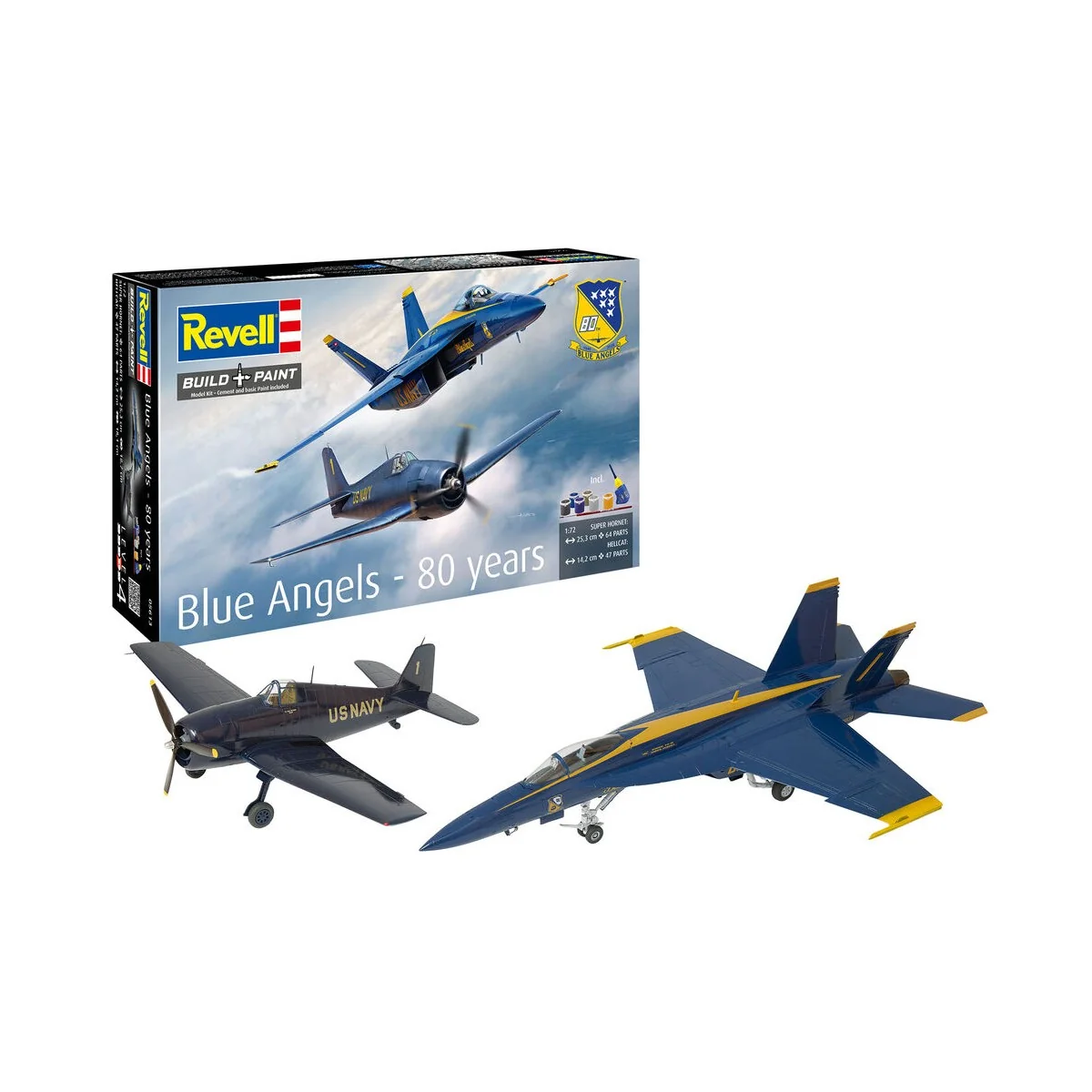 Geschenkset Blue Angels - 80 Jahre, 1/72 - Revell 05613