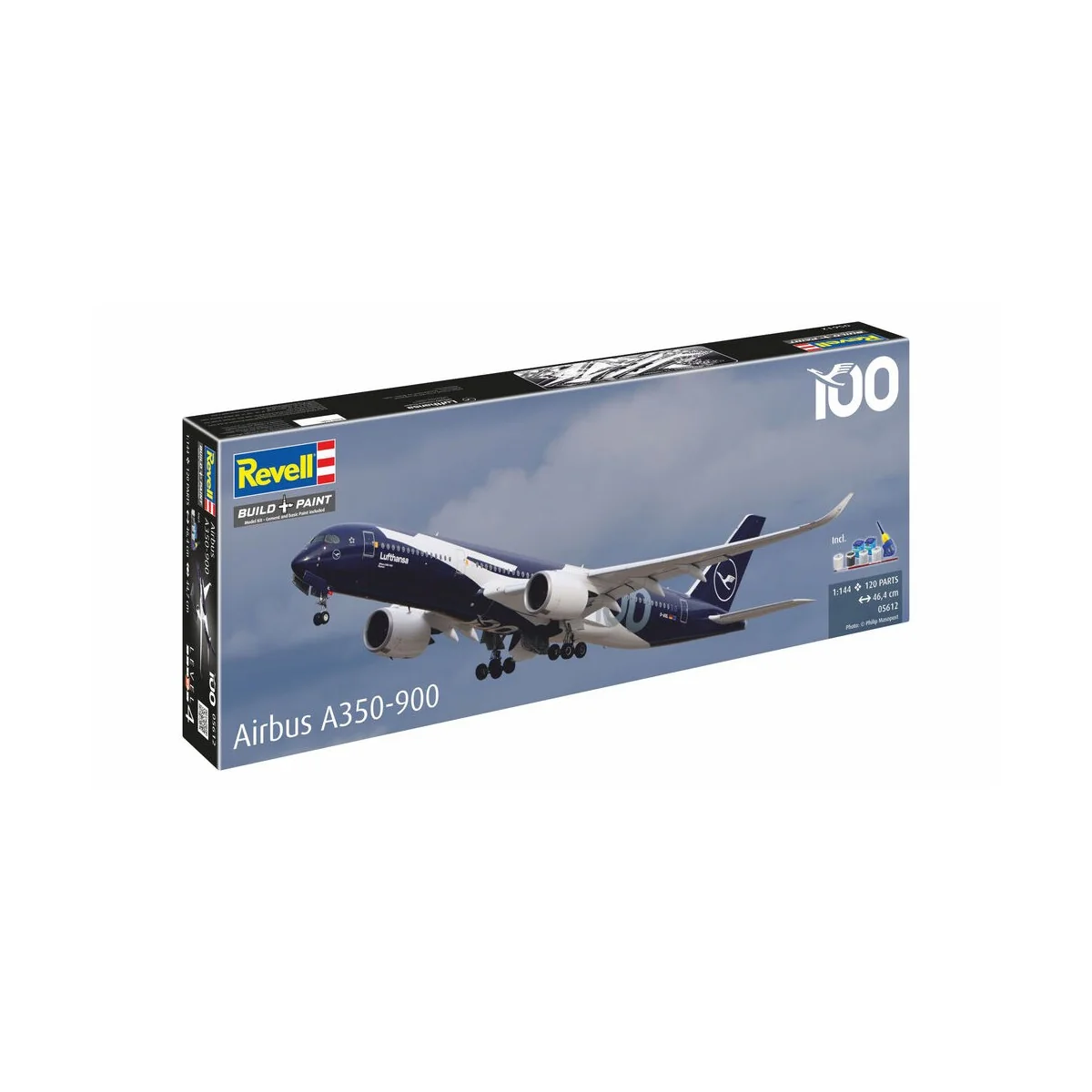 Geschenkset A350-900 - Lufthansa 100years, 1/144 - Revell 05612