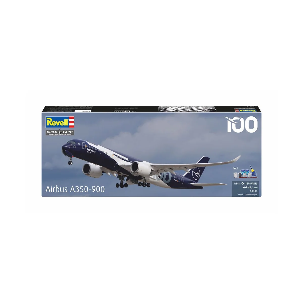 Geschenkset A350-900 - Lufthansa 100years, 1/144 - Revell 05612