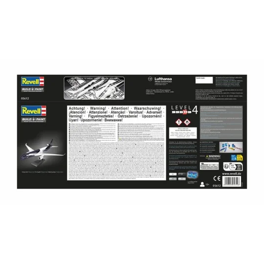 Geschenkset A350-900 - Lufthansa 100years, 1/144 - Revell 05612