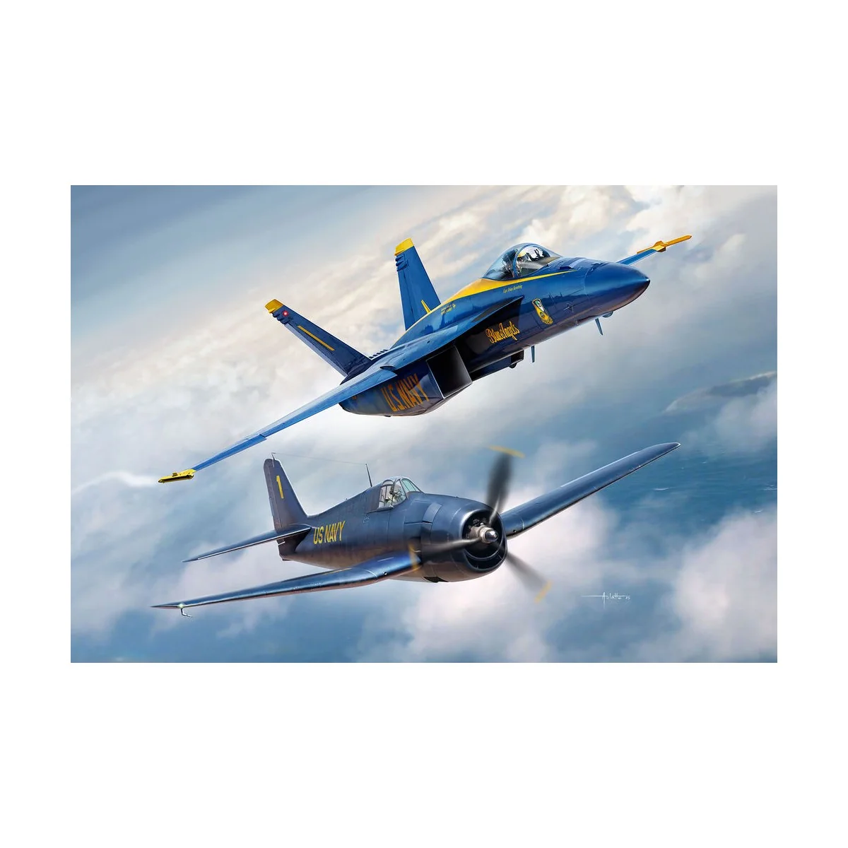 Geschenkset Blue Angels - 80 Jahre, 1/72 - Revell 05613