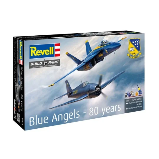 Geschenkset Blue Angels - 80 Jahre, 1/72 - Revell 05613