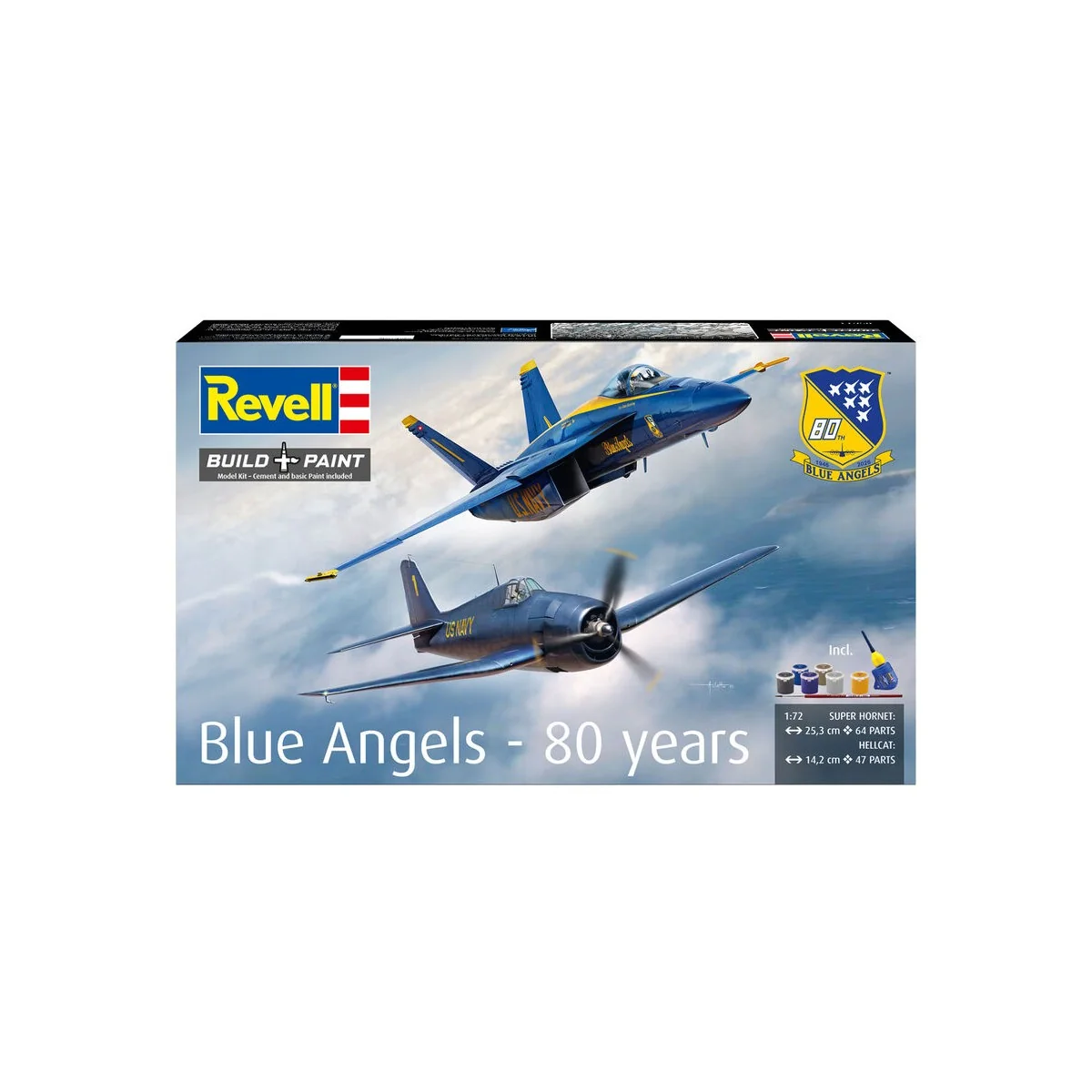 Geschenkset Blue Angels - 80 Jahre, 1/72 - Revell 05613