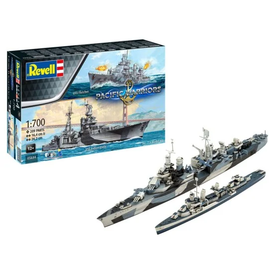 Pacific Warriors (USS Fletcher & USS Indianapolis), 1/700 - Revell ...