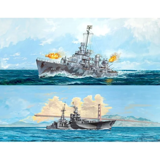Pacific Warriors (USS Fletcher & USS Indianapolis), 1/700 - Revell ...