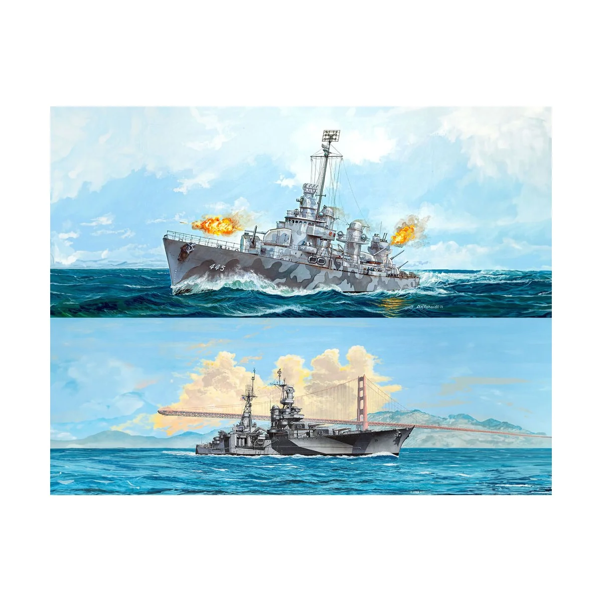 Pacific Warriors (USS Fletcher & USS Indianapolis), 1/700 - Revell ...