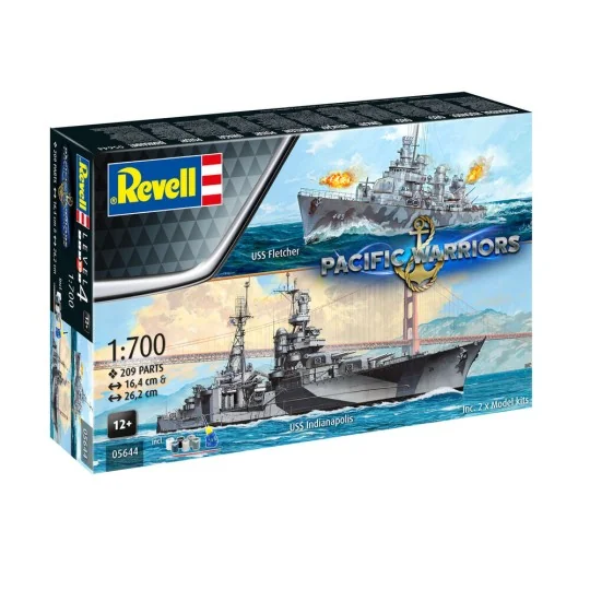 Pacific Warriors (USS Fletcher & USS Indianapolis), 1/700 - Revell ...