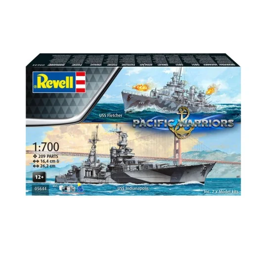 Pacific Warriors (USS Fletcher & USS Indianapolis), 1/700 - Revell ...