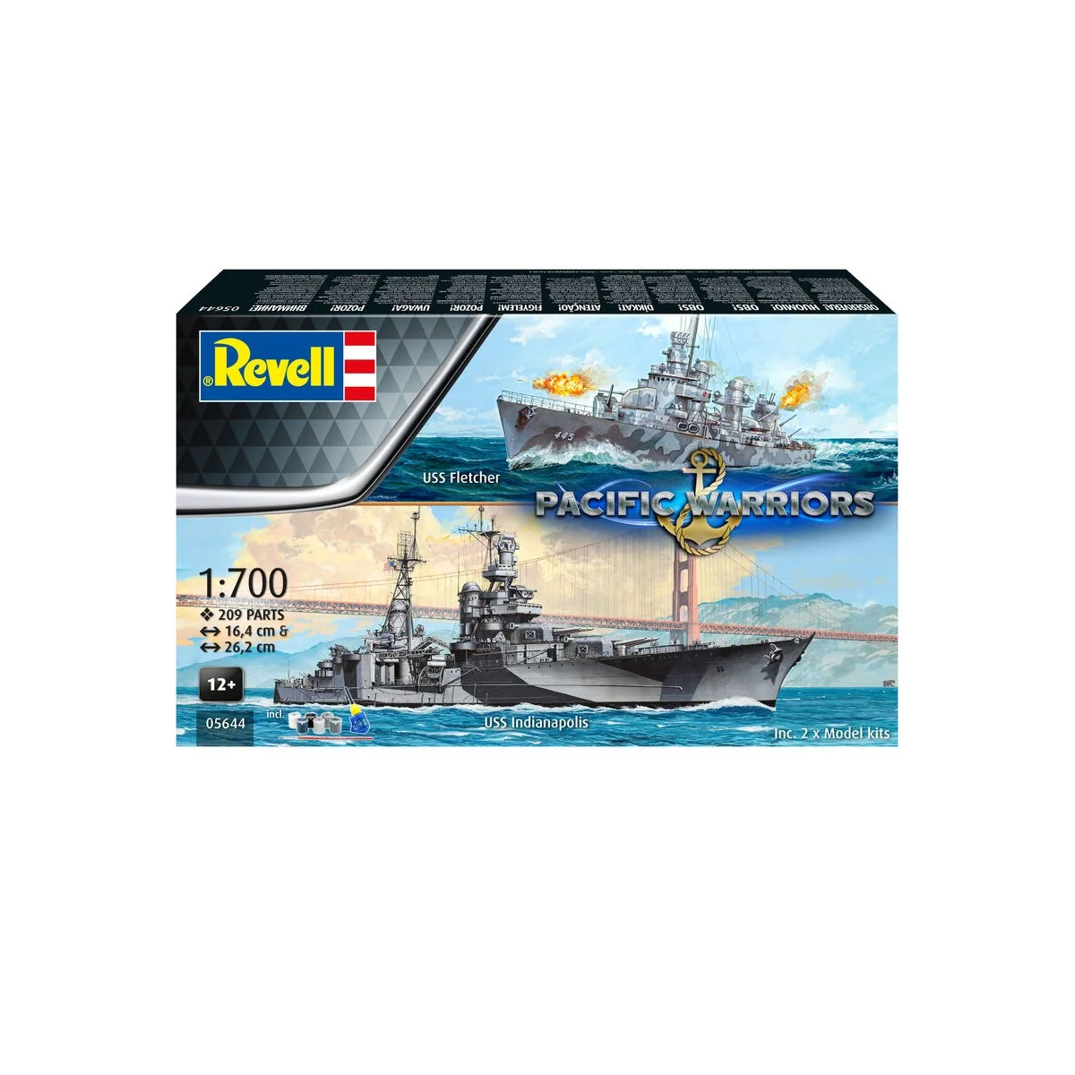 Pacific Warriors (USS Fletcher & USS Indianapolis), 1/700 - Revell ...