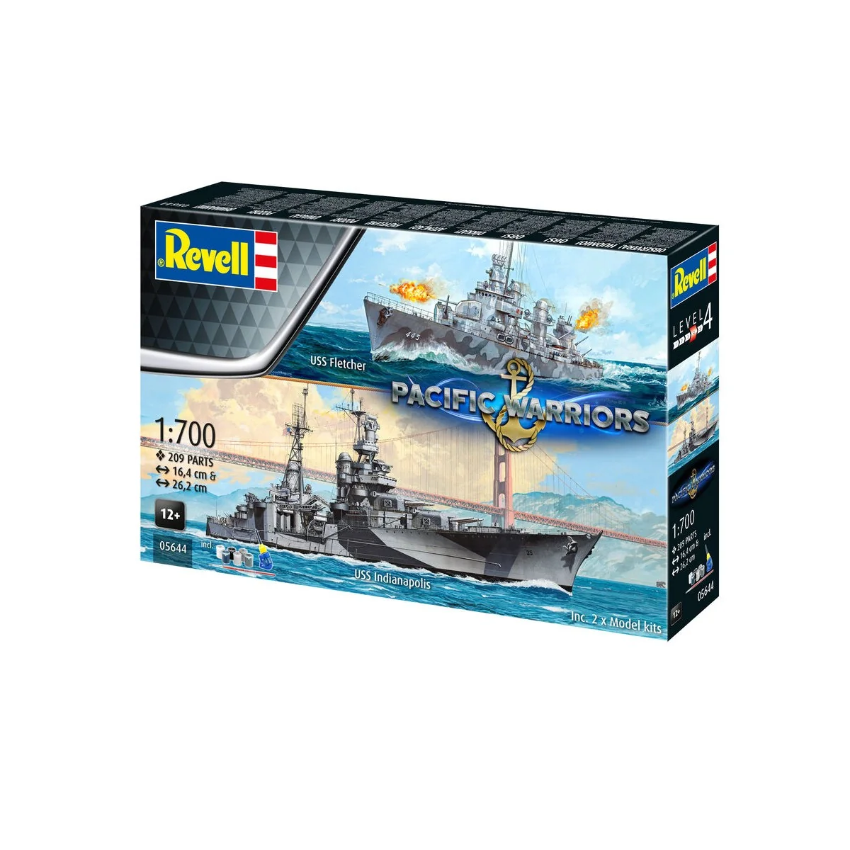 Pacific Warriors (USS Fletcher & USS Indianapolis), 1/700 - Revell ...