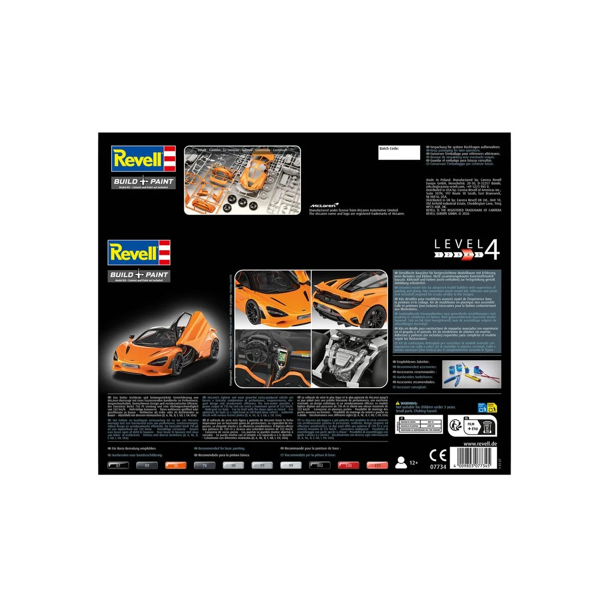 McLaren 750S, 1/24 - Revell 07734