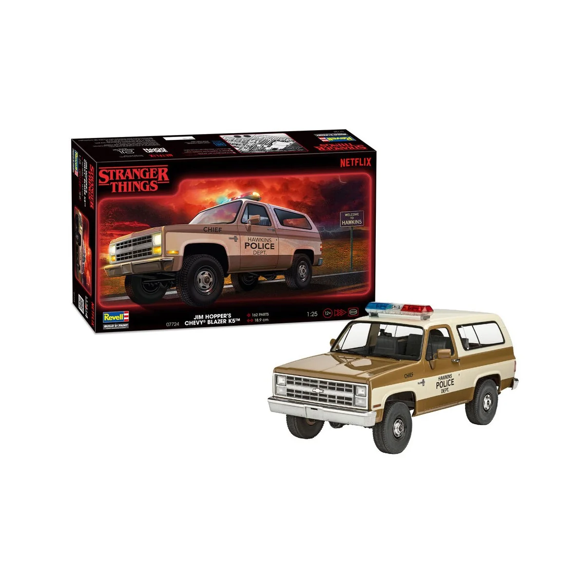 Stranger Things 1985 Chevrolet K5 Blazer, 1/25 - Revell 07724