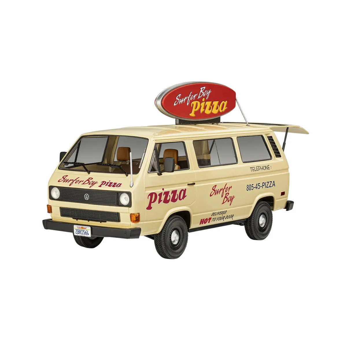 Stranger Things VW T3 Bus Surfer Boy, 1/25 - Revell 07725