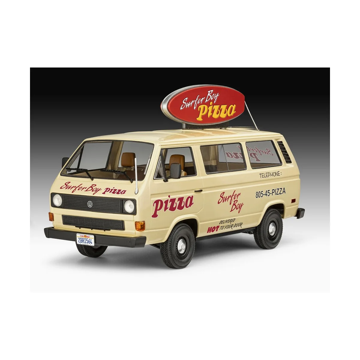 Stranger Things VW T3 Bus Surfer Boy, 1/25 - Revell 07725