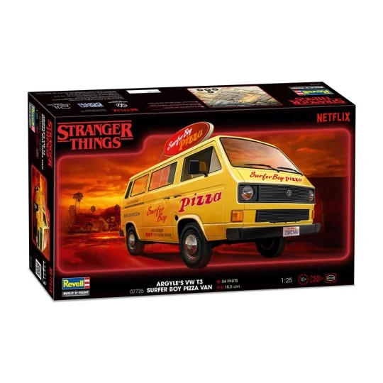 Stranger Things VW T3 Bus Surfer Boy, 1/25 - Revell 07725