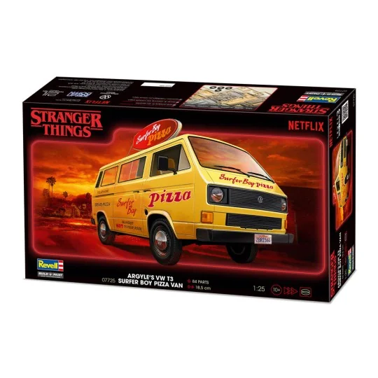 Stranger Things VW T3 Bus Surfer Boy, 1/25 - Revell 07725