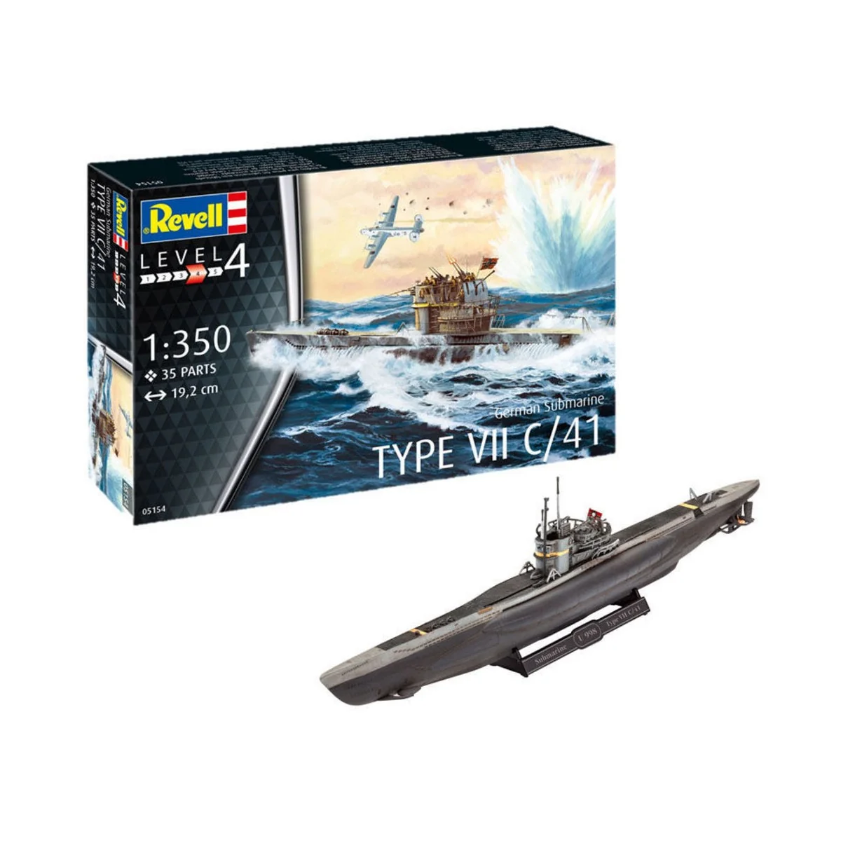 German Submarine Type VII C/41, 1/350 - Revell 05154