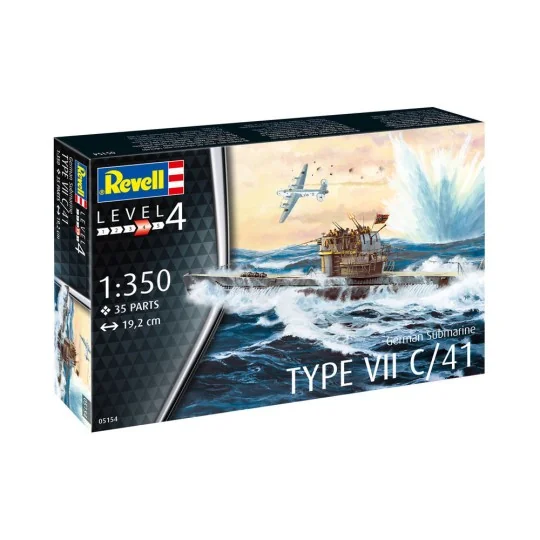 German Submarine Type VII C/41, 1/350 - Revell 05154