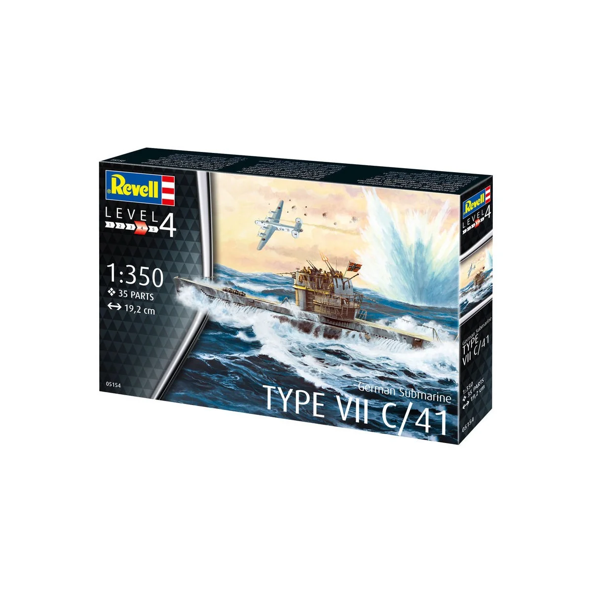 German Submarine Type VII C/41, 1/350 - Revell 05154